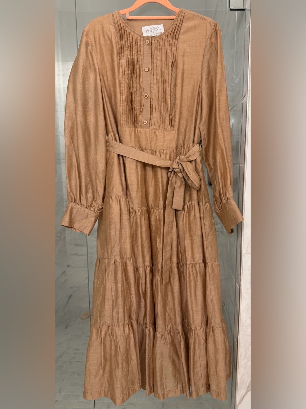 Anthropologie Maeve Wendy Tiered Maxi Dress size Small